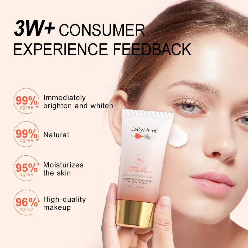 8S Instant Brightening Pearl Tone-Up Lazy Cream