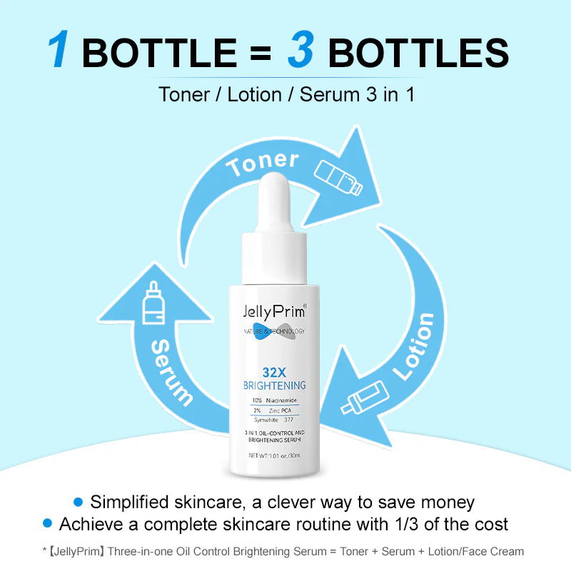 3 In 1 Oil-Control And Brightening Serum