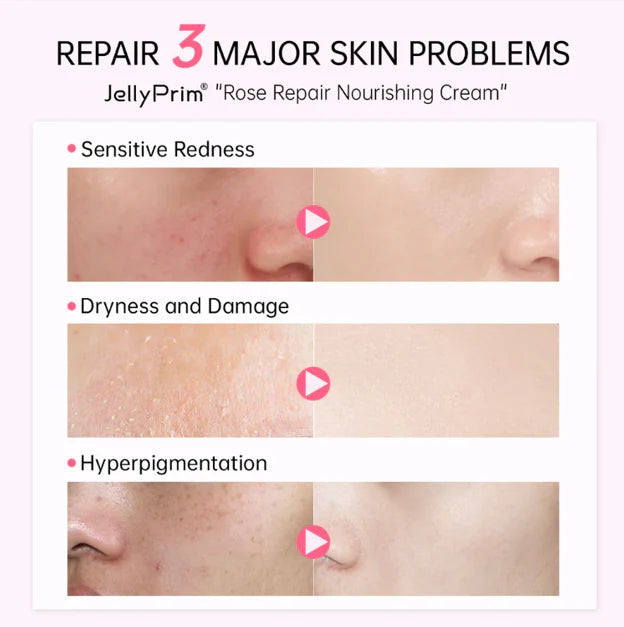 Jelly Prim 8D Hyaluronic Acid Rose Revitalizing & Nourshing Face Whitening Cream